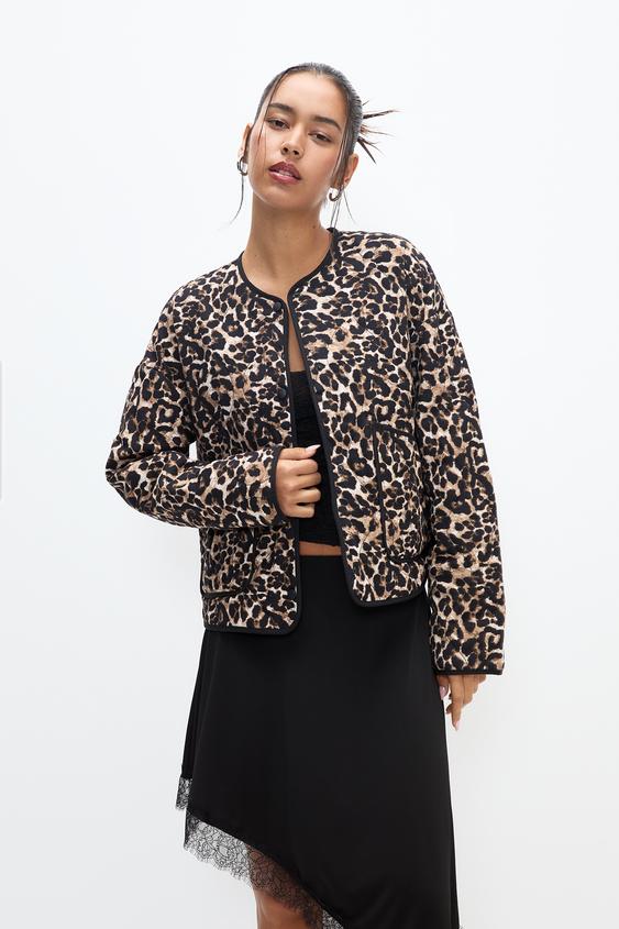 Leopard Luxe Puffer Coat